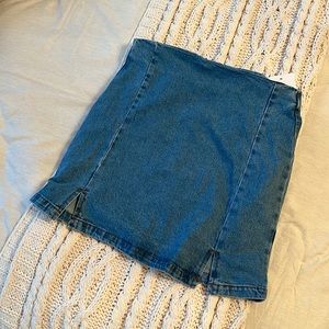 Brandy Melville Denim Skirt with Slits